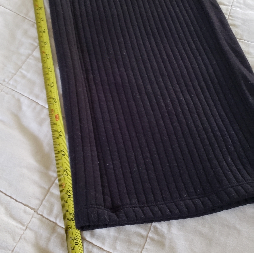 NWOT T Tahari Wide Leg Pull-On Trouser Stretchy Black Pants Size Medium Like New - Picture 8 of 13